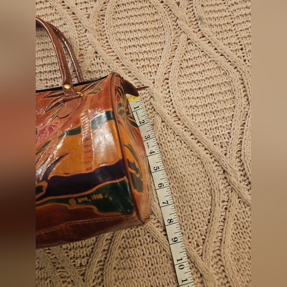 Shantiniketan Style Genuine Leather Purse  vintage 1992 - Picture 5 of 5